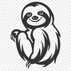 Sloth In DXFs - Free Commercial Use License