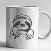 Beautiful Sloth PNG - Free Commercial Use Download