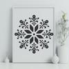 Artistic Snow - Glowforge PNG