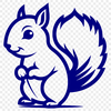 Creative Squirrel In SVG Format - Free Download