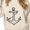 Stunning Anchor Digital Drawing