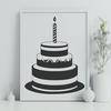 Unique Cake Printable Image PDF - Free Download