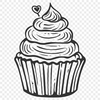 Free Unique Cupcake Digital Artwork