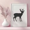 Beautiful Deer In PDF And PNG