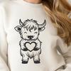 Free Highland Cow In DXF Free Commercial Use Download