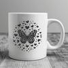 Beautiful Butterfly Drawing In PDF For Free Download