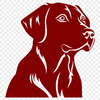 Creative Labrador Retriever - SVG For Commercial Use