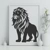 Standing Lion Vector Image