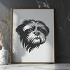 Stunning Shih Tzu - Craft DXF