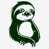 Free Creative Sloth Vector Craft File