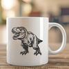 Creative T Rex Decal