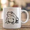 Artistic Toad In DXF