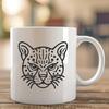 Beautiful Big Cat - Laser Engraver PNG Free Download