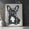 Beautiful French Bulldog In SVG Format