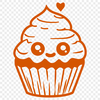 Creative Cupcake In SVG For Free Download