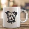 Artistic Morkie SVG, PNG, PDF And DXF Files