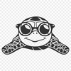 Creative Sea Turtle - PNG For Commercial Use