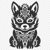 Unique Sitting Shiba Inu - SVG Digital File