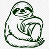 Unique Sloth Drawing PNG - Free Download