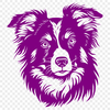 Free Unique Australian Shepherd Drawing PDF - Commercial Use