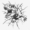 Unique Dino Vector Drawing - Free SVG Download