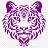 Free Creative Tiger Vector Image