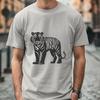 Stunning Tiger In DXF - Free Download