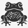 Artistic Frog SVG, PNG, PDF And DXF Files