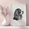 Free Cocker Spaniel - Sublimation DXF