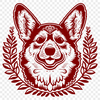 Creative Corgi In DXF Format - Free Download