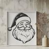 Stunning Santa - SVG Format