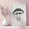 Free Mushroom - Laser Engraver PNG