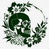 Free Artistic Skull - Free PDF Download, Commercial Use