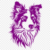 Australian Shepherd Template In SVG, PNG, PDF And DXF File Formats