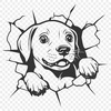 Puppy Drawing In SVG File Format For Free Download