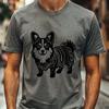 Ornate Welsh Corgi In PDF Format