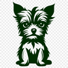 Free Unique Yorkshire Terrier Clip Art SVG - Commercial Use