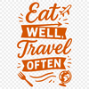 Inspirational Vacation Quotes A collection of inspiring vacation quotes in vector format.