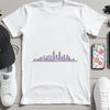 A detailed digital illustration of a modern city skyline, designed as scalable vector graphics (SVG).