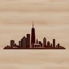 Cityscape SVG Design Template Vector illustration of a city skyline with skyscrapers and buildings, suitable for digital design projects.