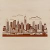 Urban Cityscape Illustration in Vector Format An urban city skyline illustration in vector format.