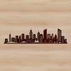 Cityscape Vector Design A detailed vector illustration of a city skyline with towering skyscrapers and bustling streets.