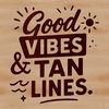 Beachy Keen Quote Art A stylized graphic quote with a beach or vacation theme.