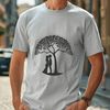 Tree of Endless Love Illustration A stylized illustration of a tree adorned with intertwined branches, symbolizing love and affection.