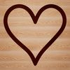 Simple Love Heart Vector Art A simple line drawing of a heart shape, suitable for various designs and projects.
