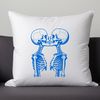 Embracing Skeleton Couple Illustration A stylized illustration of a skeleton couple embracing, suitable for Valentine's Day-themed projects.