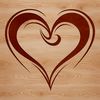 An SVG illustration of a classic love heart symbol used in various design applications.