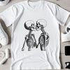 Love Skeletons Vector Art A pair of skeletons embracing, designed as vector art for Valentine's Day.