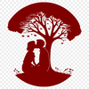 Whimsical Tree of Eternal Love A romantic illustration of intertwined lovers beneath the branches of a tree.