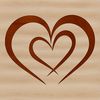 A simple heart symbol available in vector format.